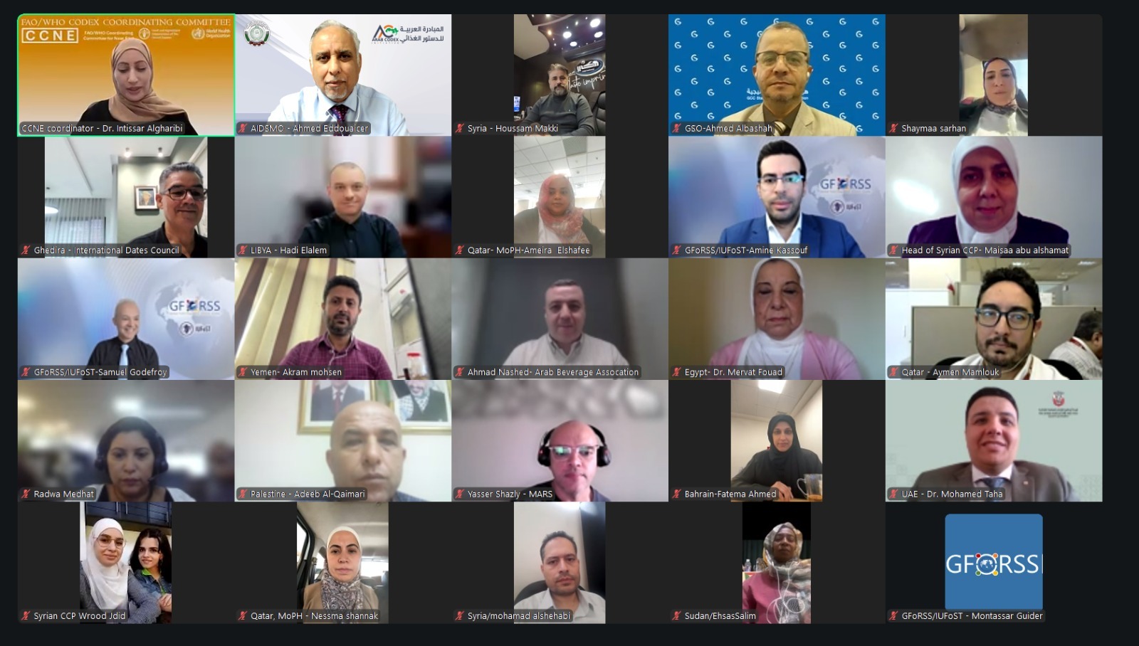    الاجتماع الثالث والأربعون لنقاط اتصال الدول العربية في هيئة الدستور الغذائي   